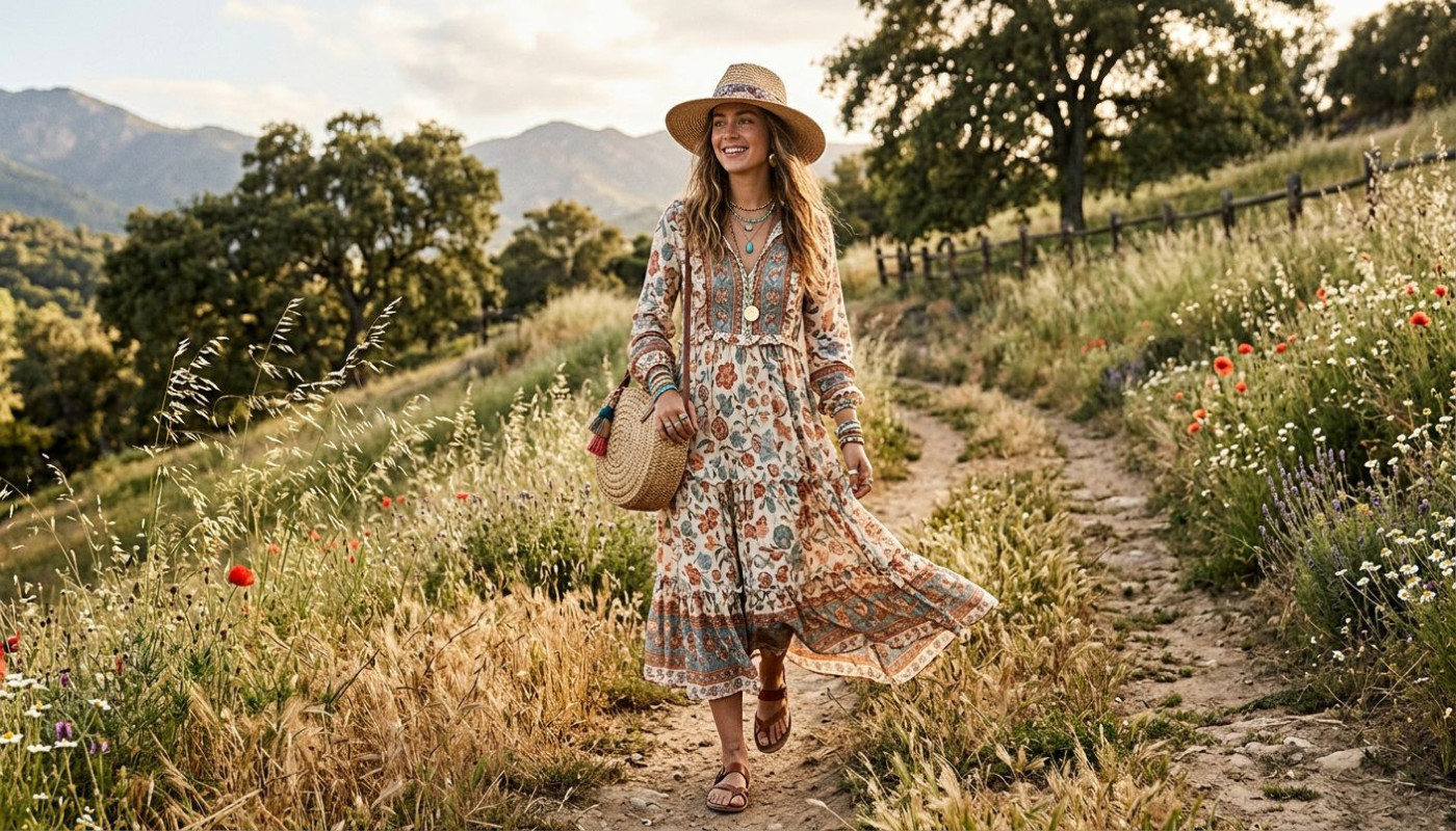 Wie man ein authentisches Boho-Outfit zusammenstellt